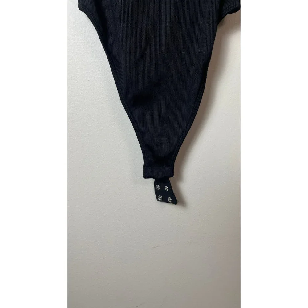 BNWT ANINE BING 'JANELLE' BLACK BODYSUIT - Picture 4 of 8